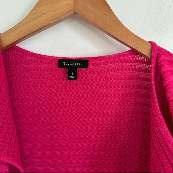 Talbots Modern Ottoman Cardigan Sweater Size Small - Picture 2 of 10